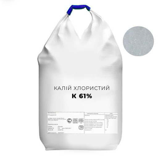 Калій хлористий кристалічний, біг-бег, 1000кг